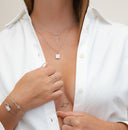 LOCK BRACELET SILVER