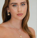 LOCK EARRINGS GOLD
