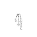 STARS MINI HOOP SILVER
