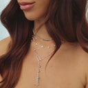 WATERFALL CRYSTAL NECKLACE
